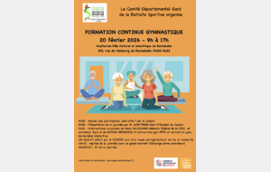 Formation continue Gym 2026