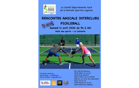 Tournoi interclubs pickleball 2026